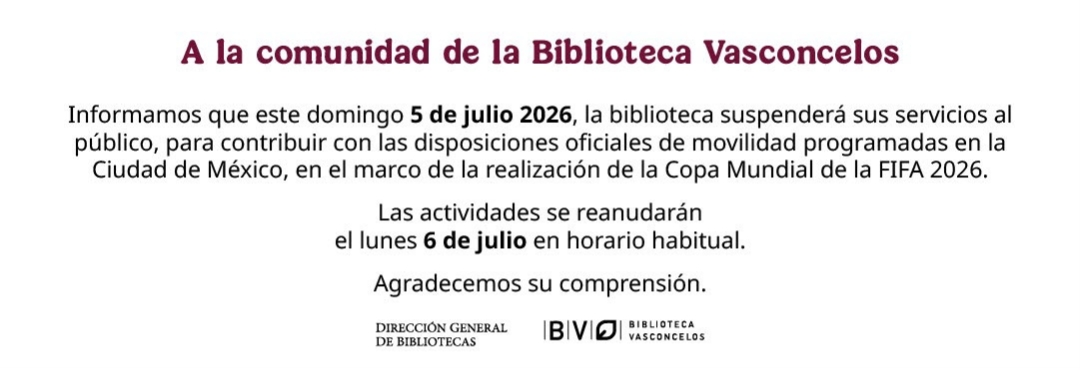 Aviso de cierre